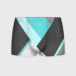 Трусы-боксеры мужские Color black blue, цвет: 3D-принт