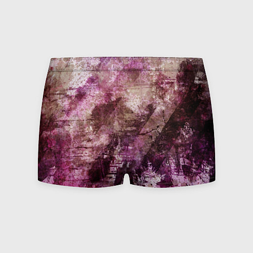 Мужские трусы Абстракция - dark trash atom with violet / 3D-принт – фото 2