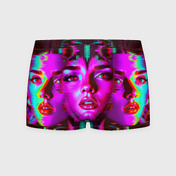 Трусы-боксеры мужские Три лица, цвет: 3D-принт