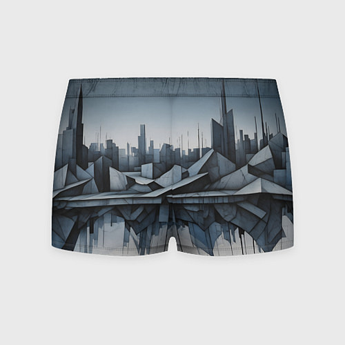 Мужские трусы Небоскребы и скалы / 3D-принт – фото 2