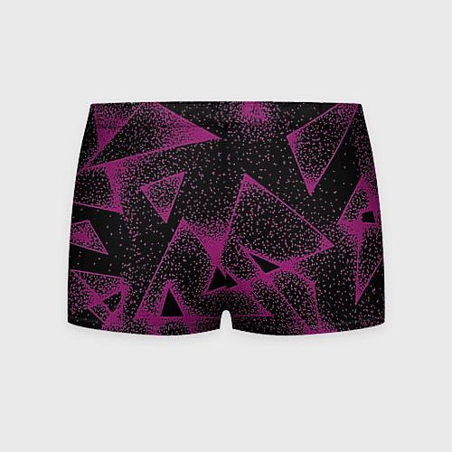 Мужские трусы The triangle is pink / 3D-принт – фото 2