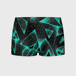 Трусы-боксеры мужские The triangle is light blue, цвет: 3D-принт