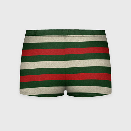 Мужские трусы Цветные лини текстура ткани / 3D-принт – фото 2