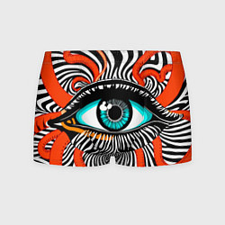 Трусы-боксеры мужские Глаз, цвет: 3D-принт