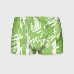 Мужские трусы Color white green