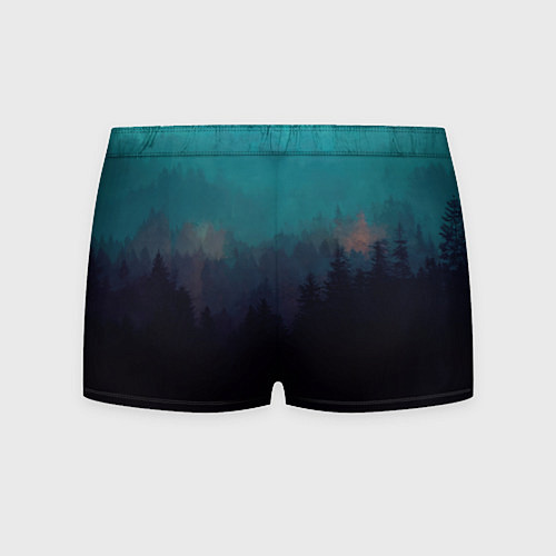 Мужские трусы Night in the forest / 3D-принт – фото 2