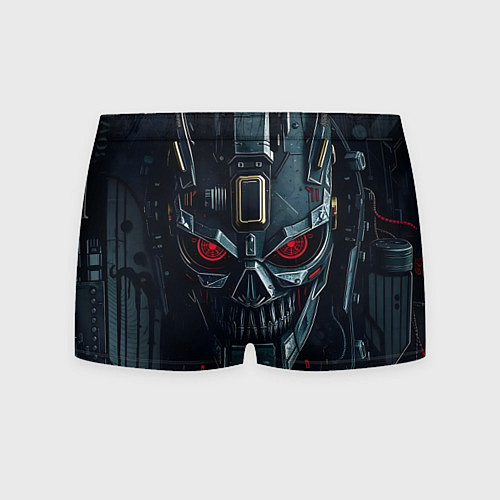 Мужские трусы Робот с красными глазами / 3D-принт – фото 2