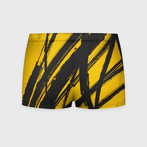 Мужские трусы Абстракция на желтом / 3D-принт – фото 2
