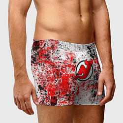 Трусы-боксеры мужские New Jersey Devils NHL white, цвет: 3D-принт — фото 2