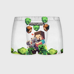 Трусы-боксеры мужские World of minecraft, цвет: 3D-принт