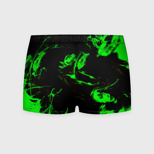 Мужские трусы Monster energy кислотное лого огонь / 3D-принт – фото 2