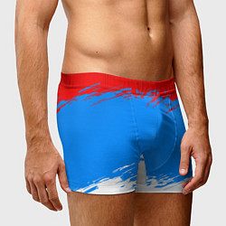 Трусы-боксеры мужские Патриот - флаг, цвет: 3D-принт — фото 2