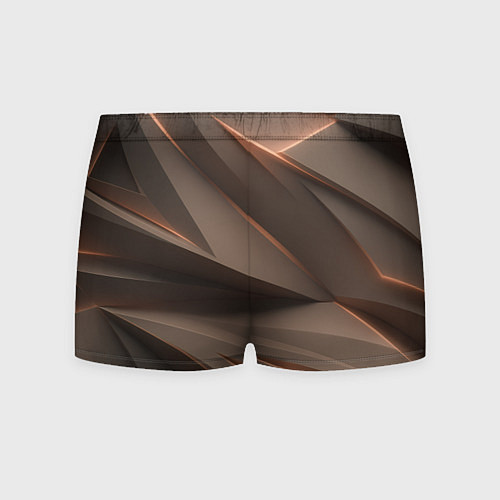 Мужские трусы Кофейная объемная текстура / 3D-принт – фото 2
