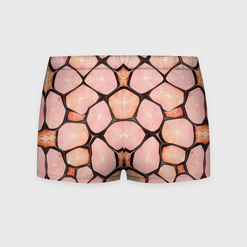 Мужские трусы Розовые пятна жирафа / 3D-принт – фото 2