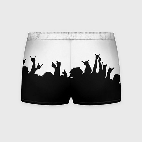 Мужские трусы Monster energy rock black / 3D-принт – фото 2