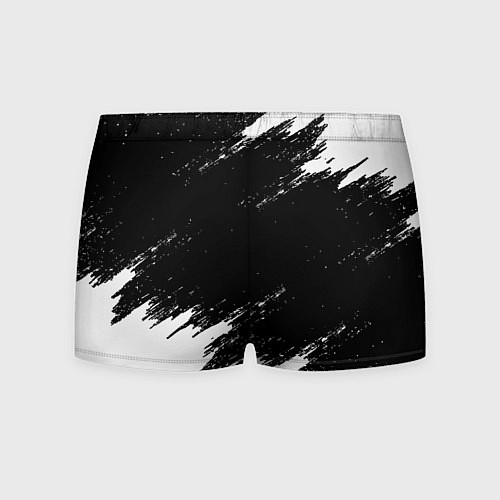 Мужские трусы Monster energy краски штрихи белые / 3D-принт – фото 2