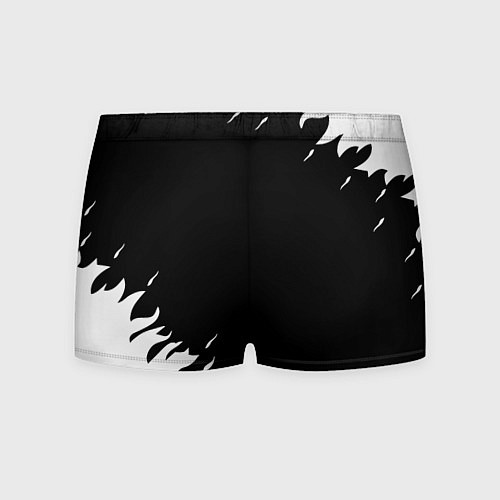 Мужские трусы Monster energy fire white / 3D-принт – фото 2