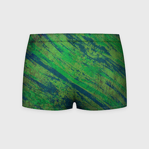 Мужские трусы Абстракция - green paint strokes / 3D-принт – фото 2