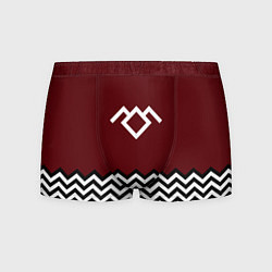 Трусы-боксеры мужские Твин Пикс - лого, цвет: 3D-принт