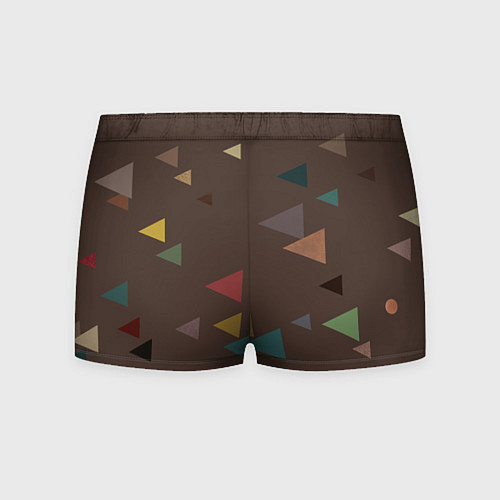 Мужские трусы Осень палитра глубокий лес / 3D-принт – фото 2