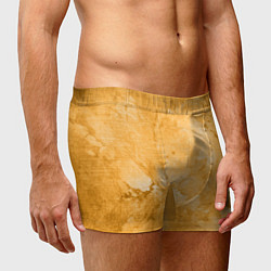 Трусы-боксеры мужские Абстракция - bright yellow, цвет: 3D-принт — фото 2