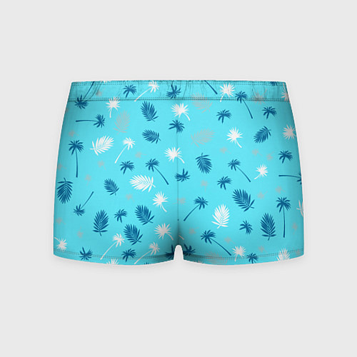 Мужские трусы Текстура голубой гавайской рубашки / 3D-принт – фото 2