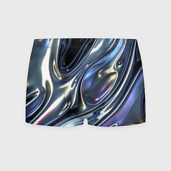 Мужские трусы Серебро жидкий металл