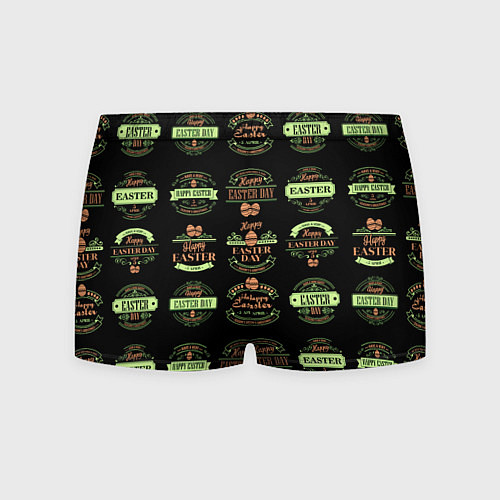Мужские трусы Easter holidays / 3D-принт – фото 2
