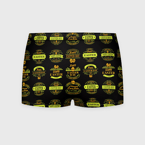 Мужские трусы Easter holidays / 3D-принт – фото 2