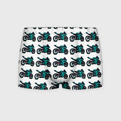 Мужские трусы Motorbike light blue
