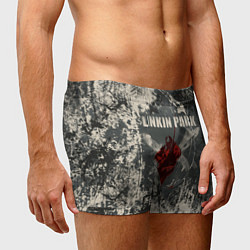 Трусы-боксеры мужские Linkin Park - Hybrid Theory, цвет: 3D-принт — фото 2