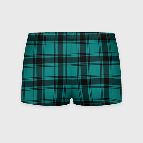 Мужские трусы Checkered dark blue / 3D-принт – фото 2