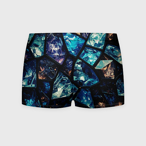 Мужские трусы Текстура драгоценных камней / 3D-принт – фото 2