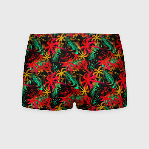 Мужские трусы Palm yellow red / 3D-принт – фото 2