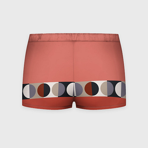 Мужские трусы Луна Малевича розовый томат / 3D-принт – фото 2