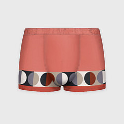 Мужские трусы Луна Малевича розовый томат