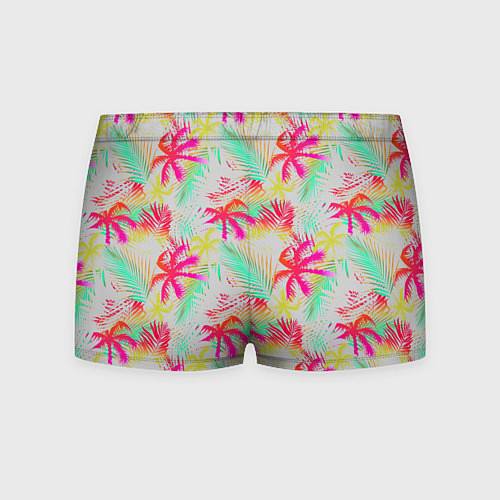 Мужские трусы Palm yellow pink / 3D-принт – фото 2