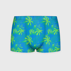 Мужские трусы Palm light green light blue