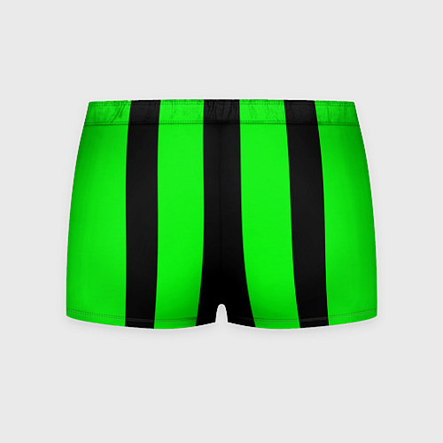 Мужские трусы Color green black line / 3D-принт – фото 2