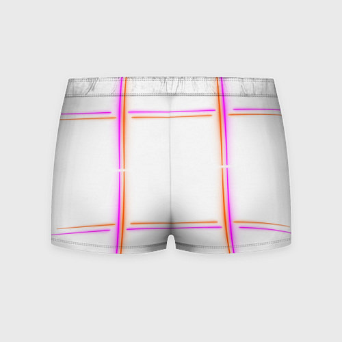Мужские трусы Neon white orange pink / 3D-принт – фото 2