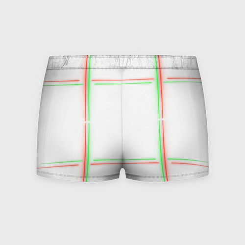 Мужские трусы Neon light green red / 3D-принт – фото 2