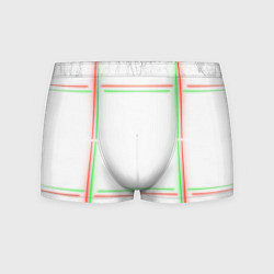Мужские трусы Neon light green red