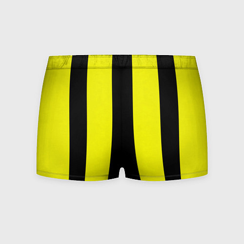 Мужские трусы Color yellow black line / 3D-принт – фото 2