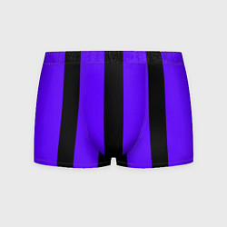 Трусы-боксеры мужские Color purple black stripes, цвет: 3D-принт