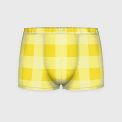 Мужские трусы Солнечный желтый тартан