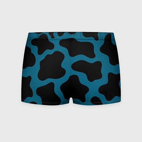 Мужские трусы Синяя коровья расцветка / 3D-принт – фото 2