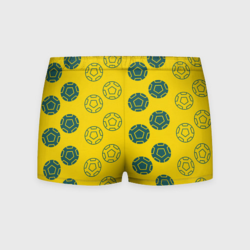 Мужские трусы Ряды из спортивных мячей / 3D-принт – фото 2