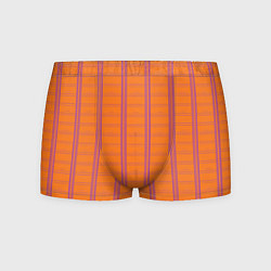 Трусы-боксеры мужские Color orange cage, цвет: 3D-принт