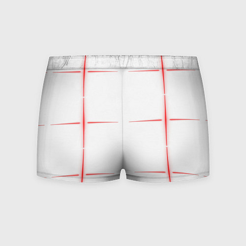 Мужские трусы Color white red stripes / 3D-принт – фото 2