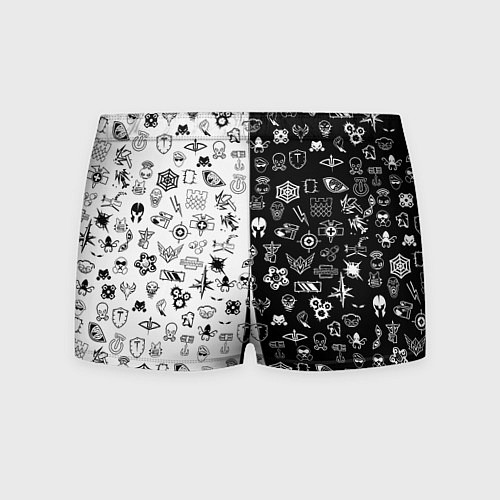 Мужские трусы Doom ачивки паттерн / 3D-принт – фото 2